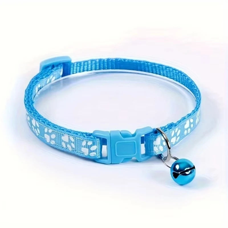 Cat Collar With Bell – Adjustable Colorful Collar for Kittens