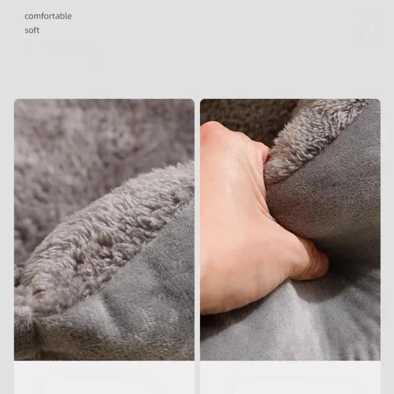 Cat Bed – Plush Winter Sleeping Cushion for Cats