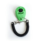 Dog Training Clicker Plastic Adjustable Wrist Strap Pet Trainer