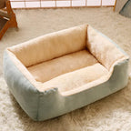 Cat Bed, Soft Plush Kitten Sleeping Cushion for Home