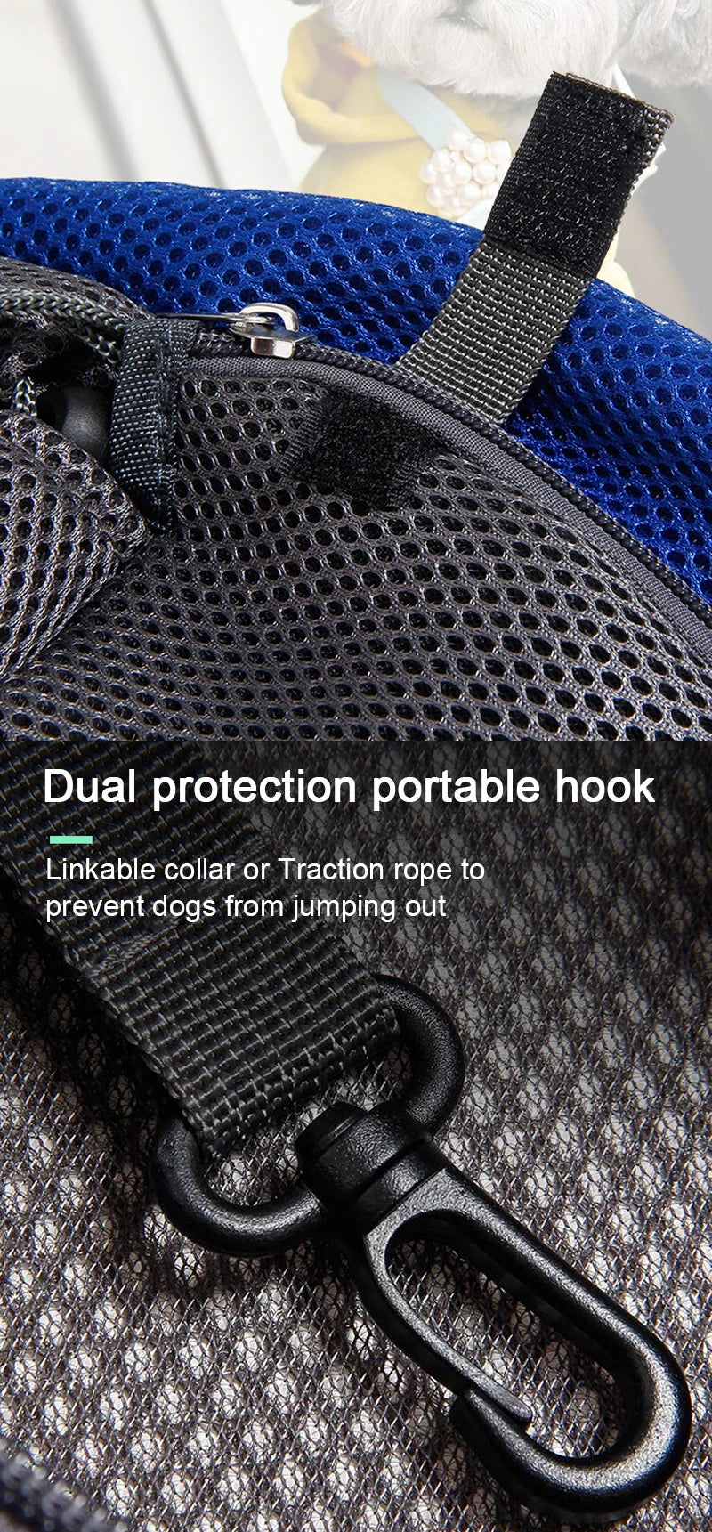 Pet Carrier Sling – Breathable Shoulder Bag for Small Dogs & Cats