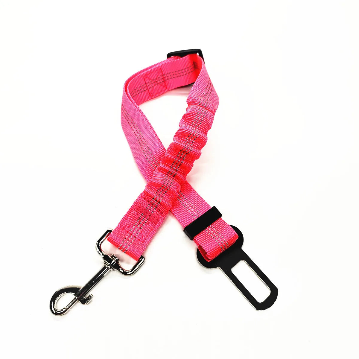 Adjustable Dog Car Seat Belt – Nylon Reflective Travel Harness