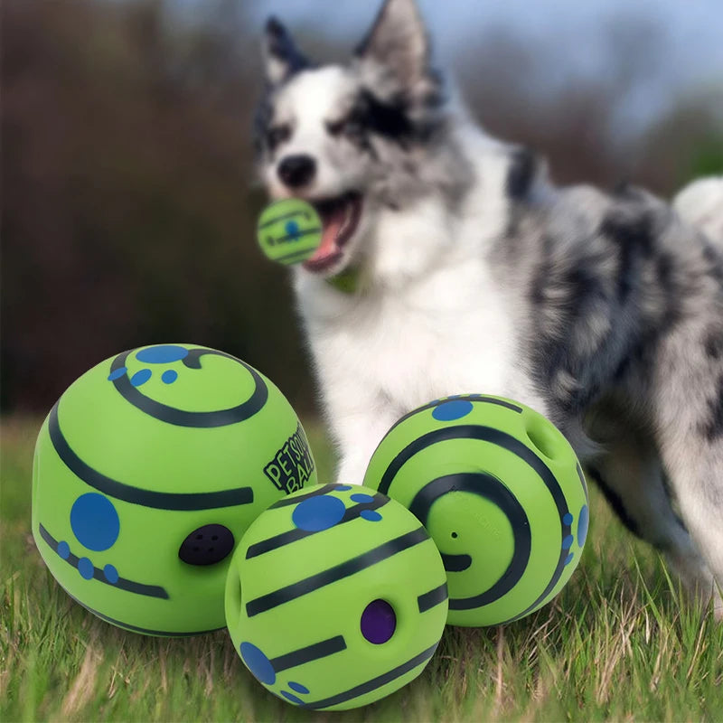 Interactive Dog Ball – Rolling Giggle Sound Toy