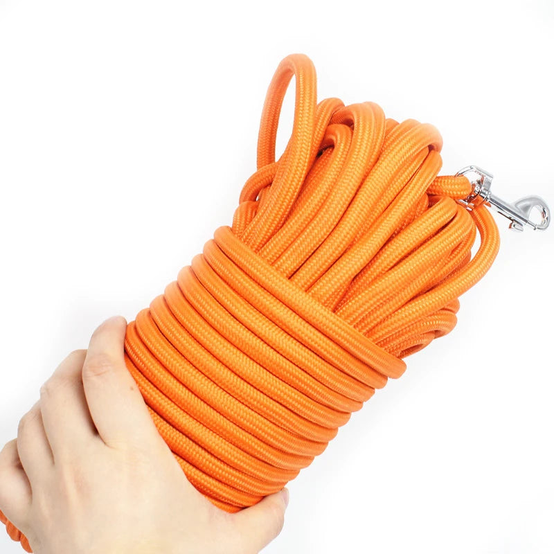 Long Dog Training Leash – 5M/10M/15M Nylon Recall Lead