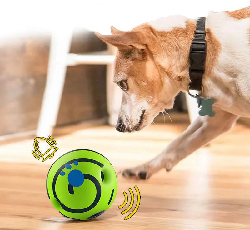 Interactive Dog Ball – Rolling Giggle Sound Toy