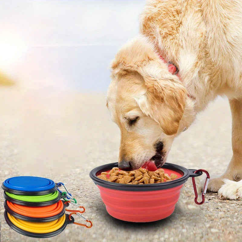 Portable Dog Travel Bowl Folding Food & Water Bowl