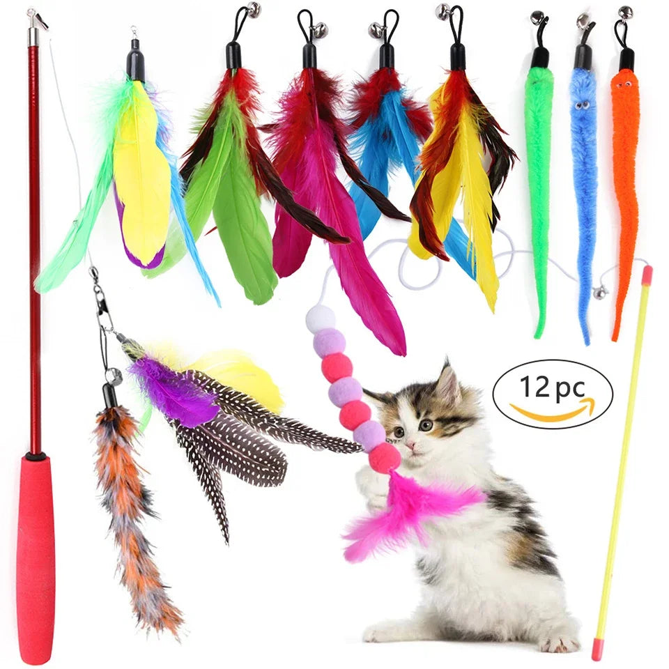 Cat Toy Set – 20 Piece Interactive Variety Toys for Cats