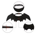 Bat Wing Cat Costume – Black Halloween Pet Cosplay Outfit