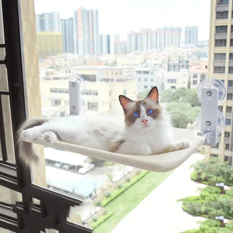 Cat Window Hammock – Foldable Suction Cup Hanging Cat Bed