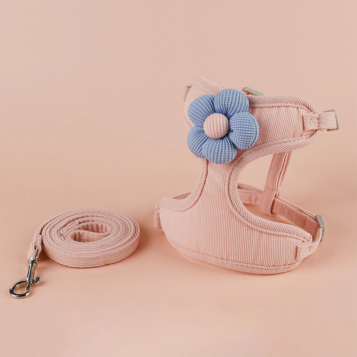 Cat Harness and Leash Set Adjustable Breathable Kitten Harness