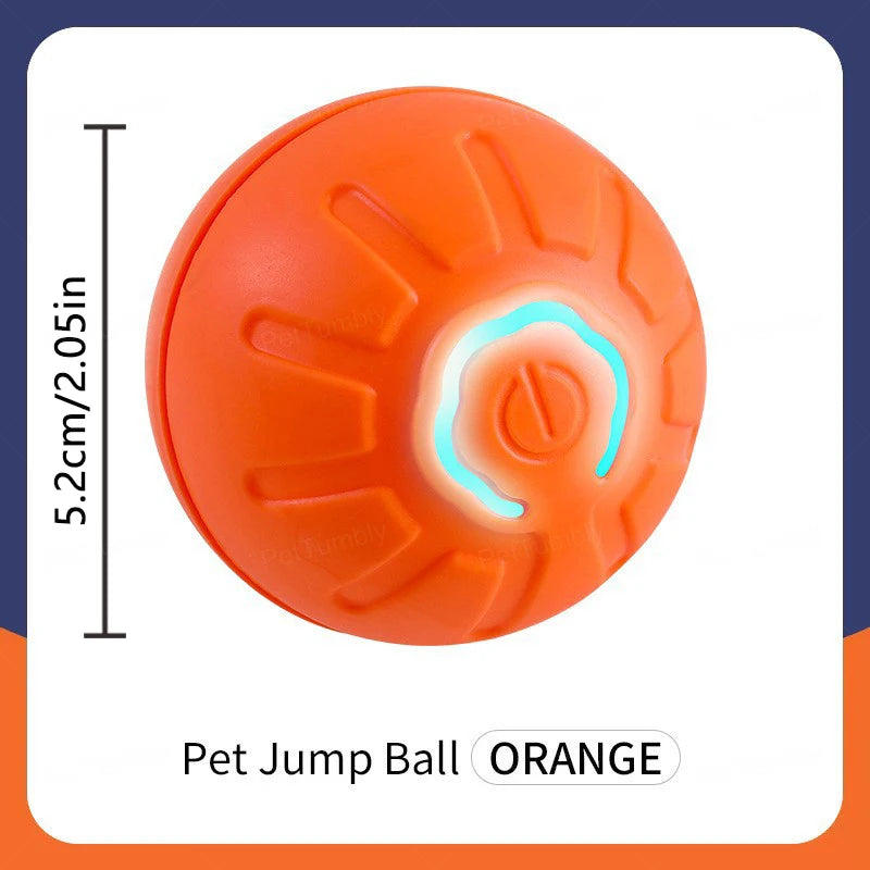 Interactive Dog Ball – USB Rechargeable Automatic Moving Toy