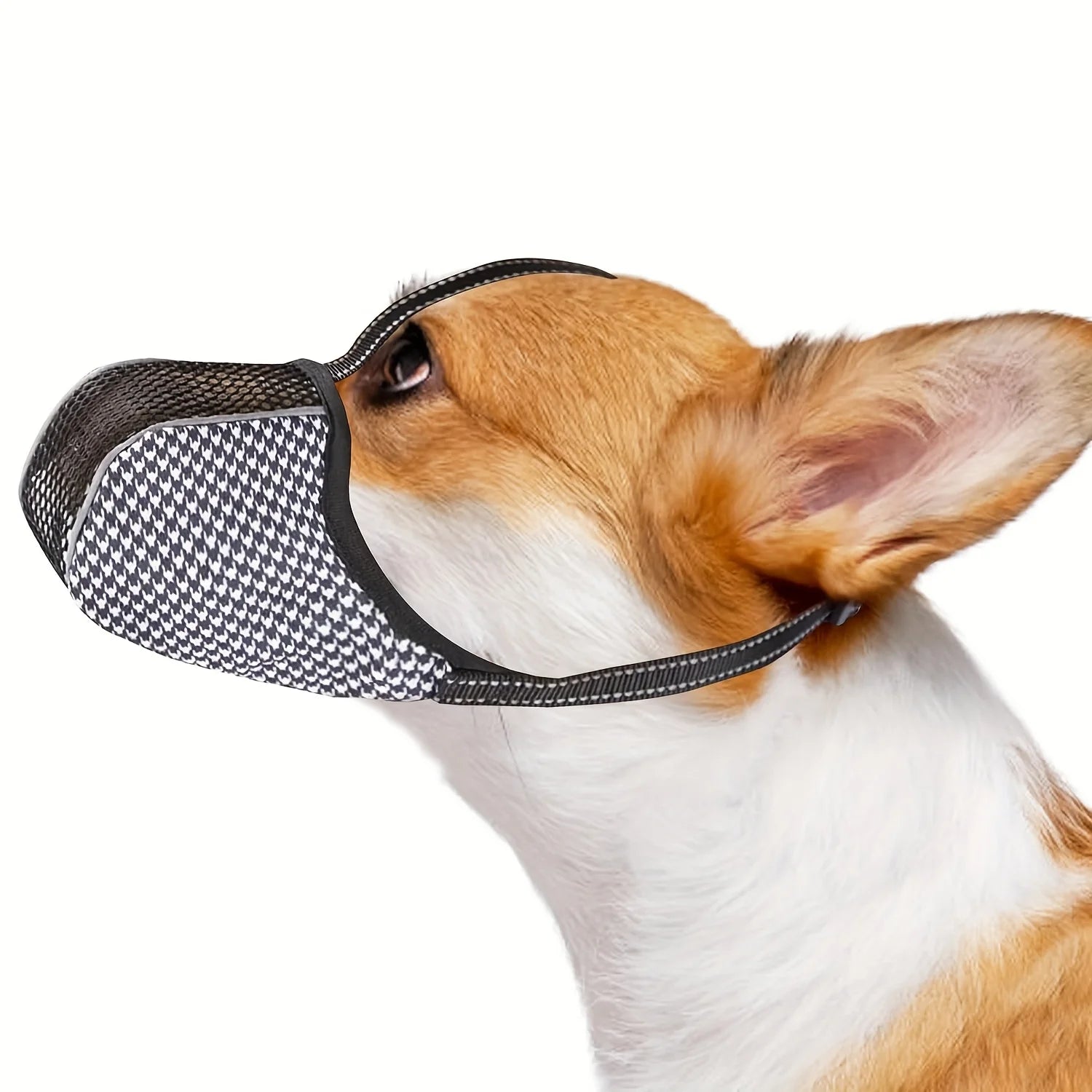 Dog Muzzle – Breathable Mesh Anti-Bark & Anti-Bite Mask