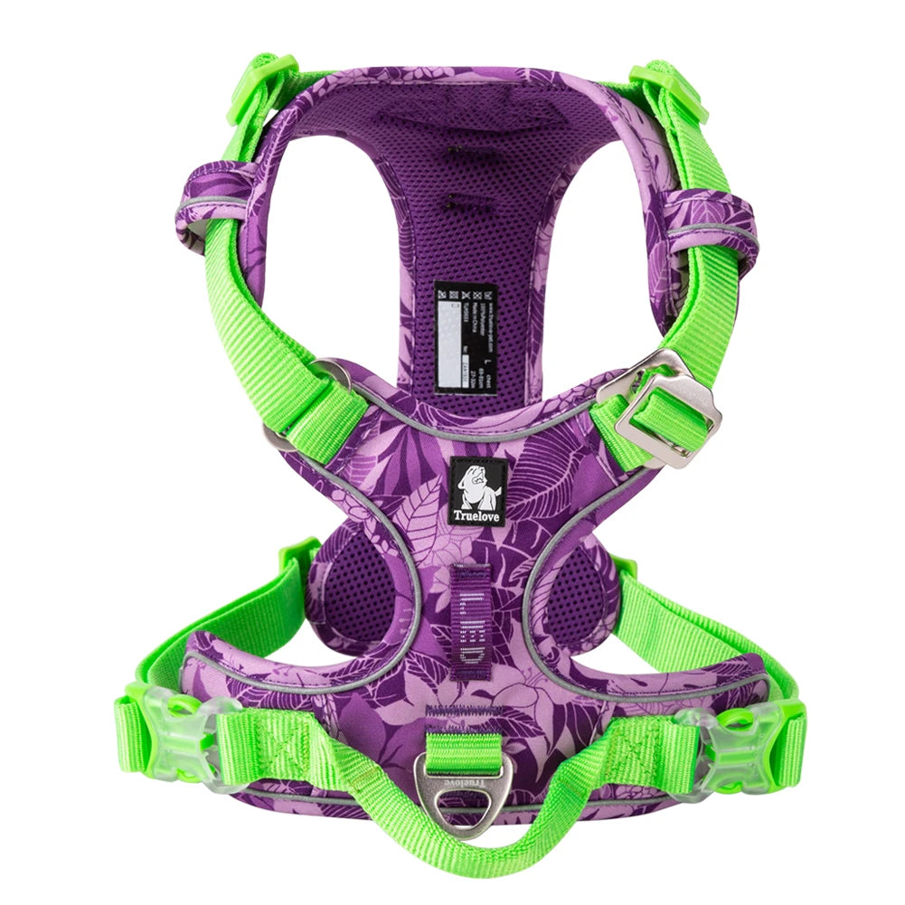 Reflective Dog Harness – Padded Outdoor Vest for All Sizes