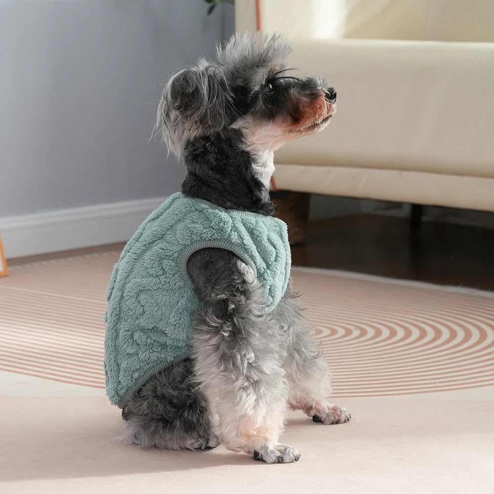 Fleece Dog Sweater, Warm Winter Clothes for Small Dogs & Puppies
