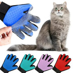 Cat Grooming Glove, Pet Hair Removal & Massage Brush for Cats and Dogs