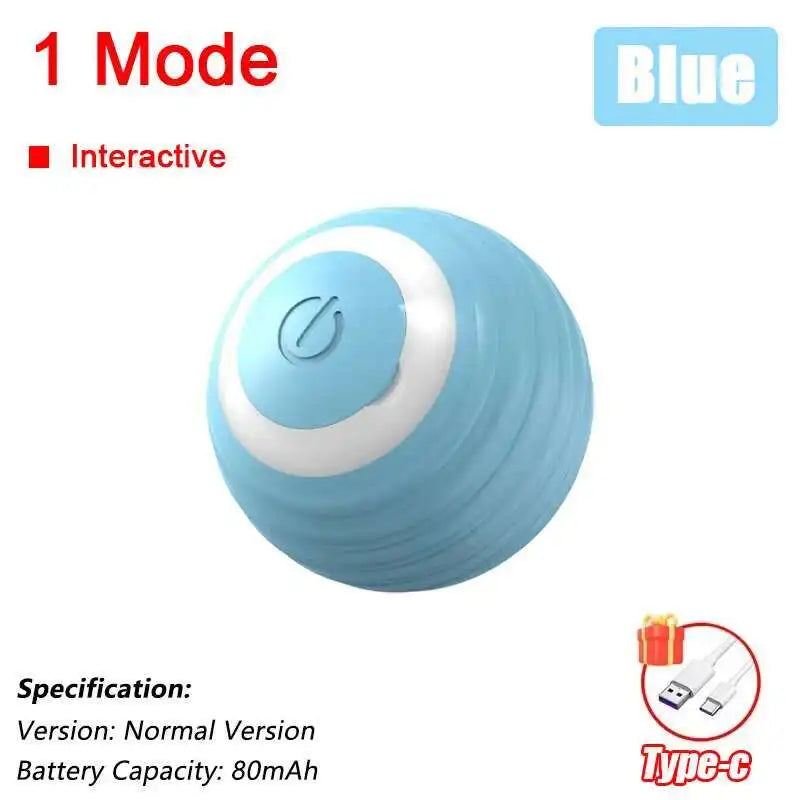 Automatic Dog Ball Toy – Rechargeable Interactive Rolling Ball