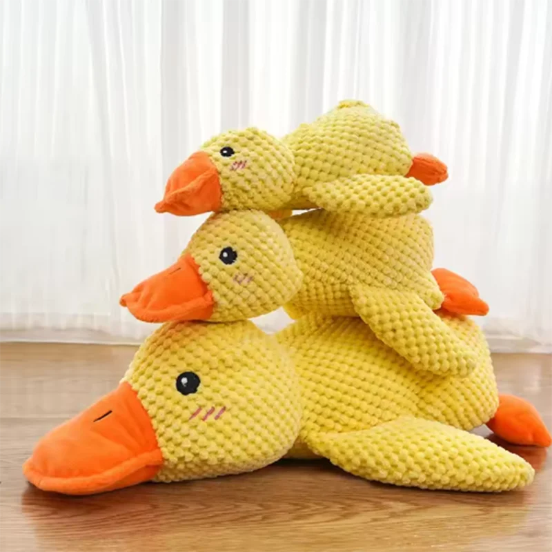 Squeaky Dog Toy Plush Duck Interactive Toy for Dogs