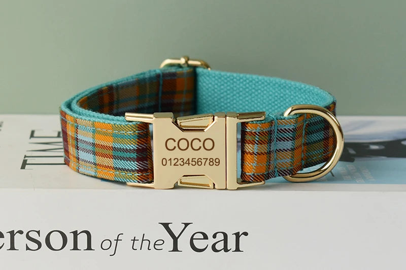 Personalized Dog Collar – Custom Name & Phone Number Pet Collar