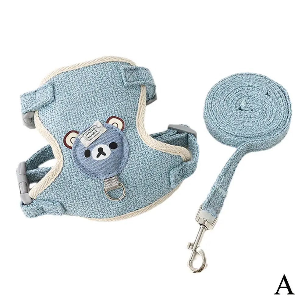 Cat Harness and Leash Set – Adjustable Undershirt Vest