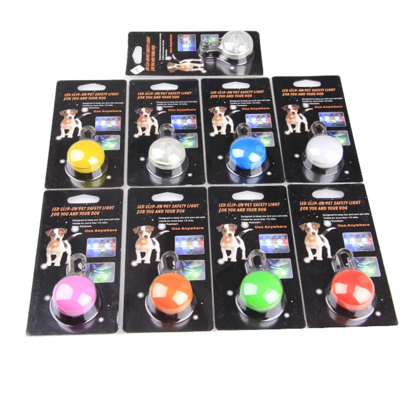 LED Dog Collar Light, Glow Pet Safety Pendant for Night Walks