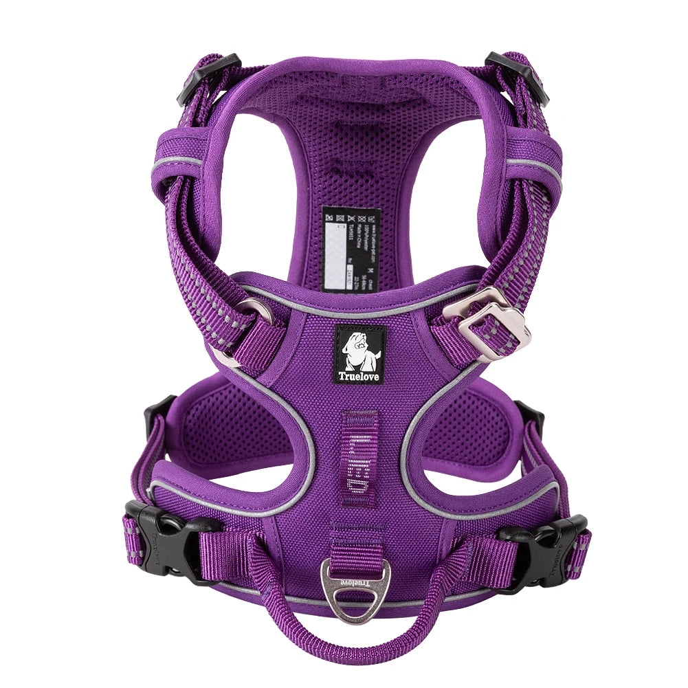 Reflective Dog Harness – Padded Outdoor Vest for All Sizes