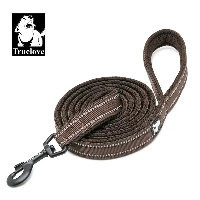 Nylon Dog Leash – Reflective Padded 200cm Walking Lead