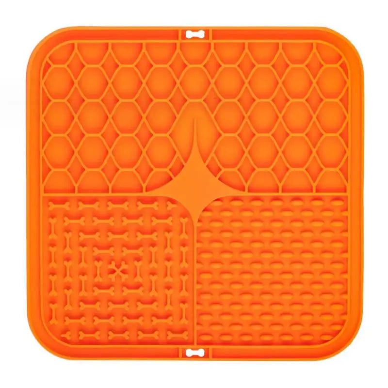 Dog Lick Mat Silicone Slow Feeder for Bathing & Training