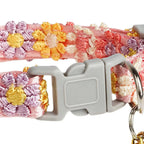 Cat Collar with Bell, Embroidered Breakaway Collar for Kittens