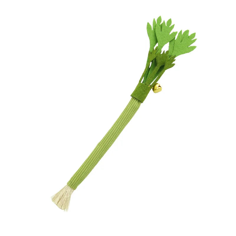 Catnip Chew Toy – Cat Dental Molar Stick with Squeaky Design