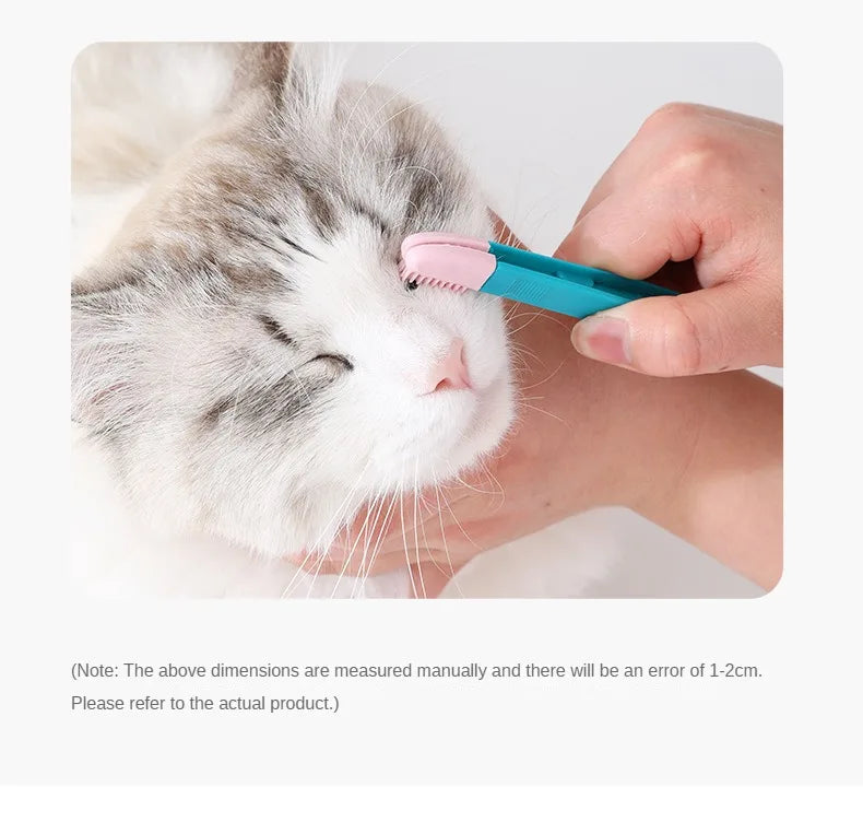 Cat Tear Stain Remover Comb Pet Eye Cleaning Brush