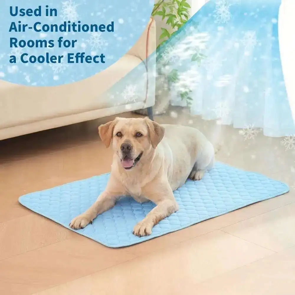 Dog Cooling Mat, Reusable Summer Cooling Pad for Dogs & Cats