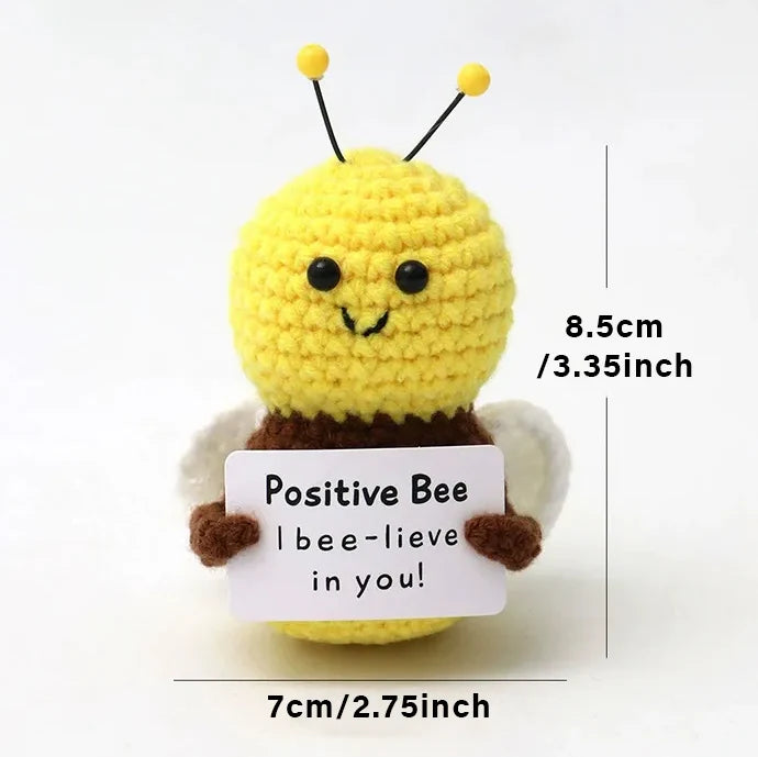 Crochet Plush Pocket Hug Doll, Handmade Mini Plush Gift