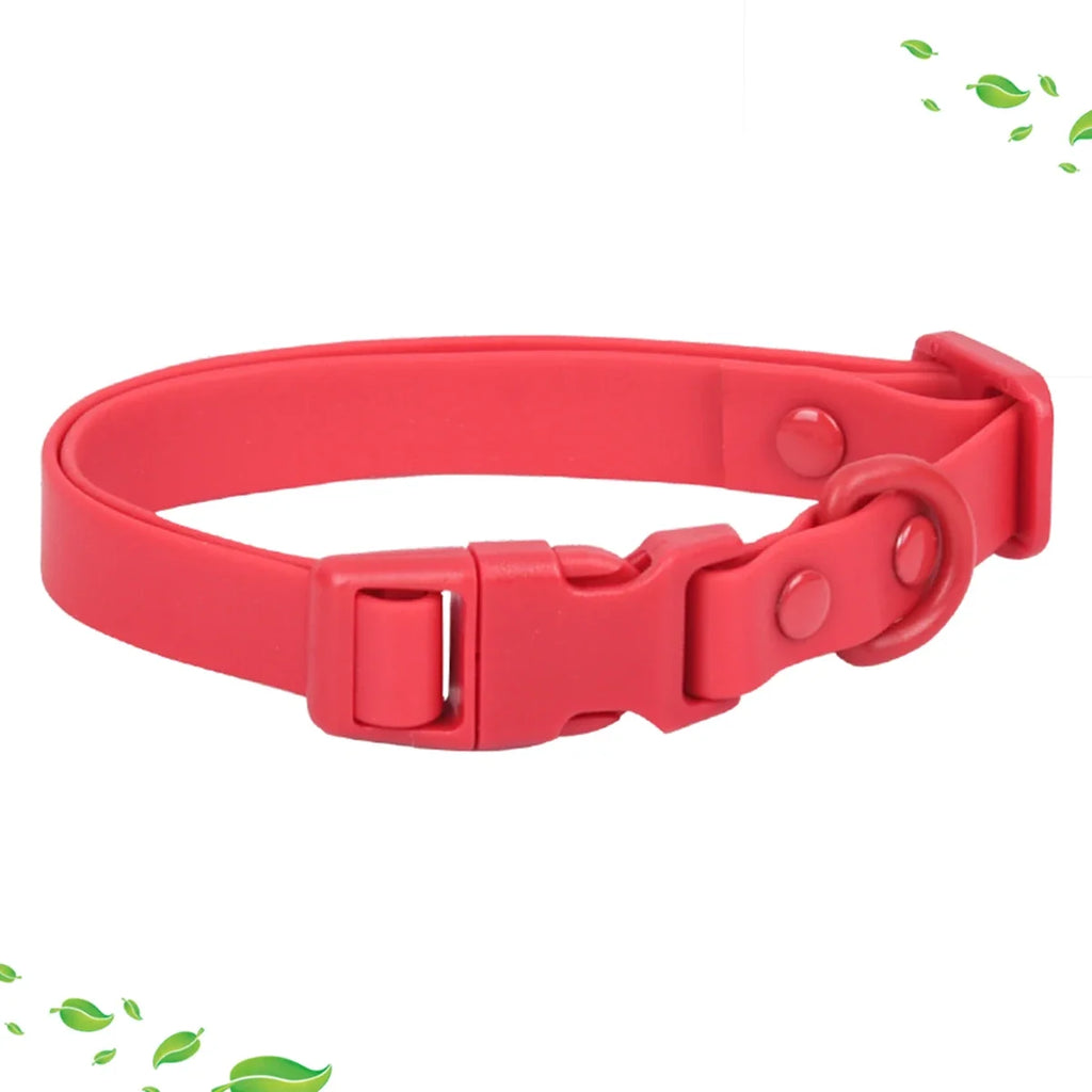 PVC Dog Collar Waterproof Adjustable Breakaway Easy Clean