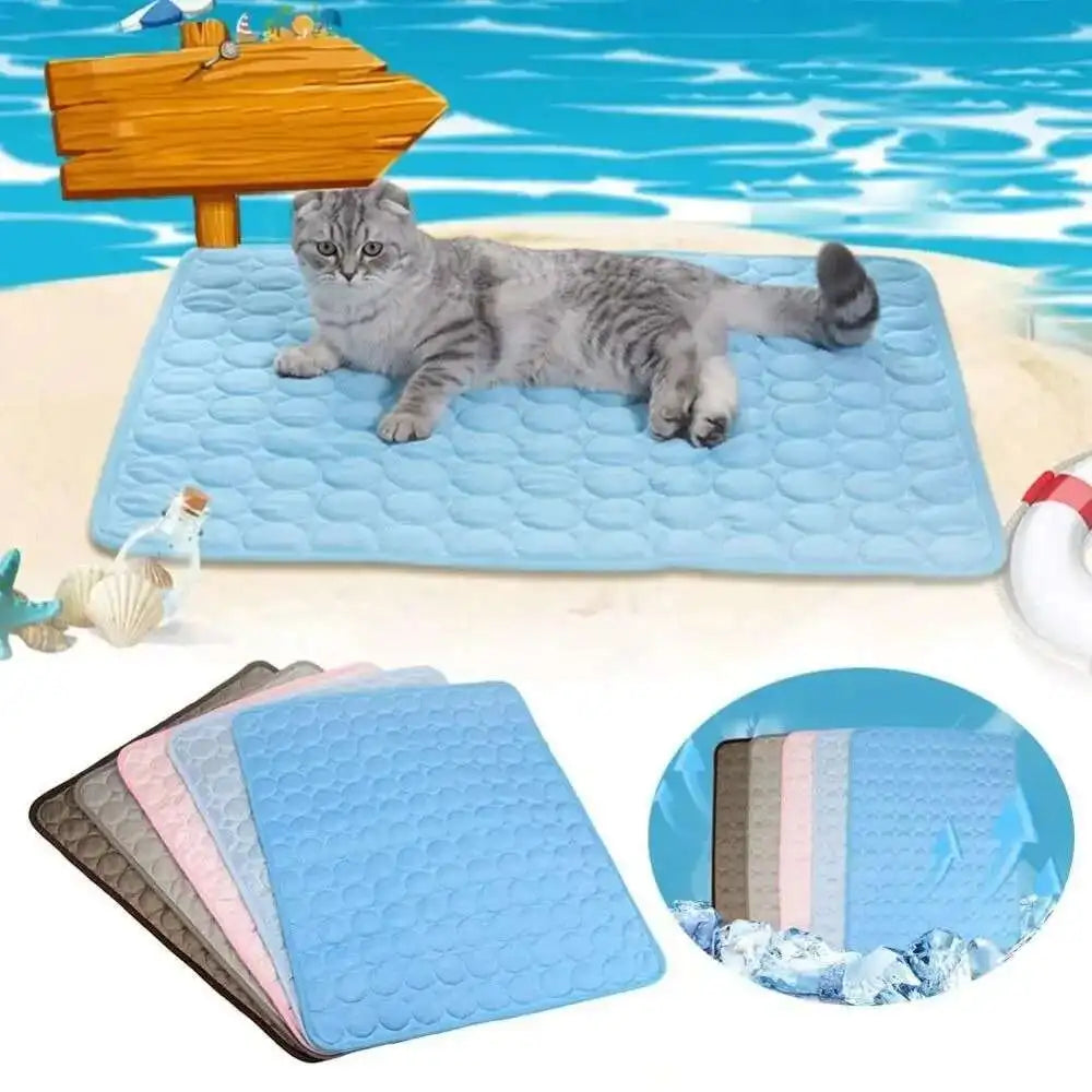 Dog Cooling Mat, Reusable Summer Cooling Pad for Dogs & Cats
