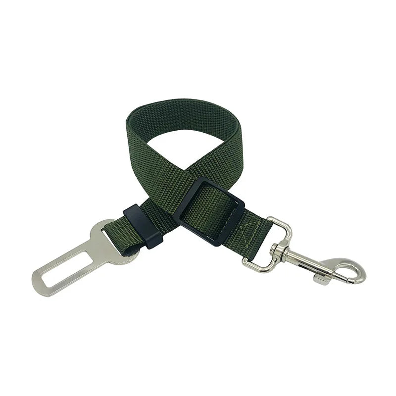 Dog Car Seat Belt – Adjustable Nylon Vehicle Safety Harness