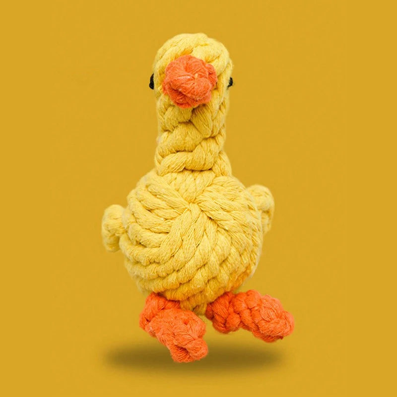 Rope Dog Toy – Knotted Cotton Chew Toy for Small & Medium Dogs