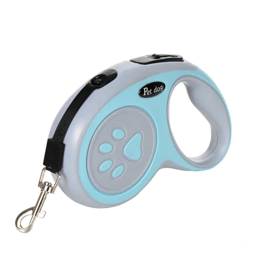 Retractable Dog Leash Nylon Automatic Extending 3M & 5M
