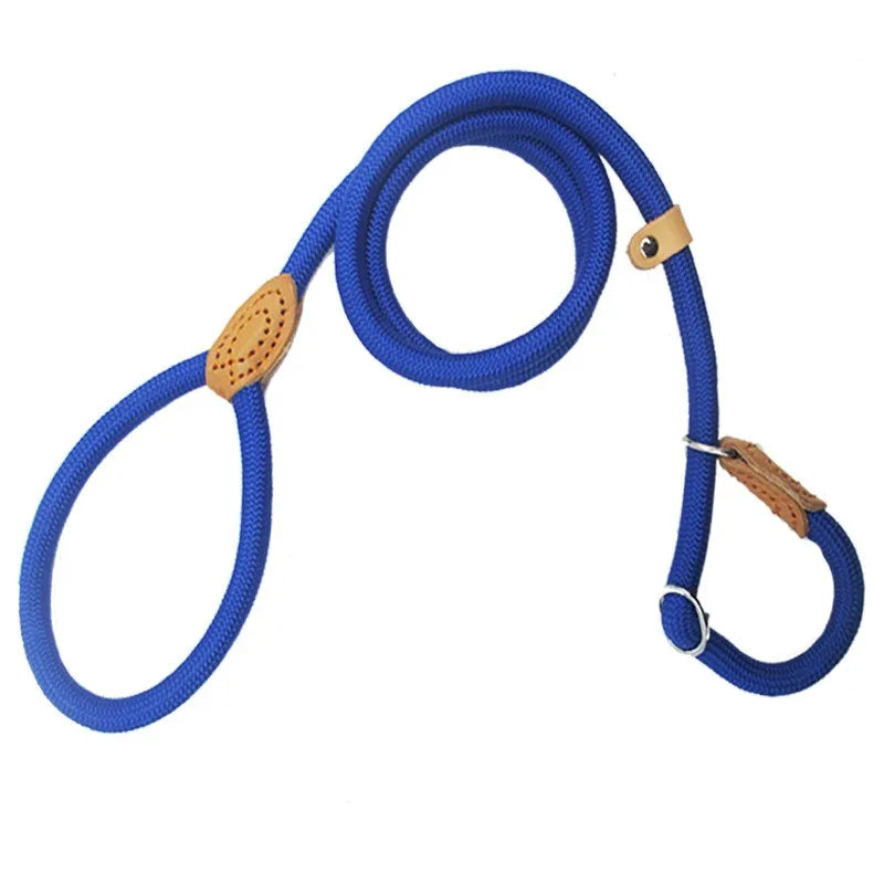 Slip Rope Dog Leash – Adjustable Braided Training Lead for Large Dogs