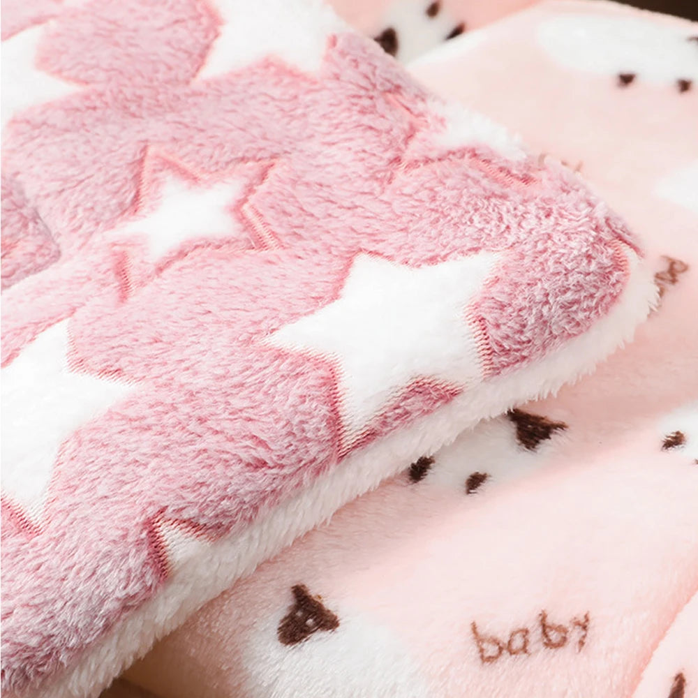 Cat Sleeping Mat – Soft Plush Winter Bed for Cats & Small Dogs