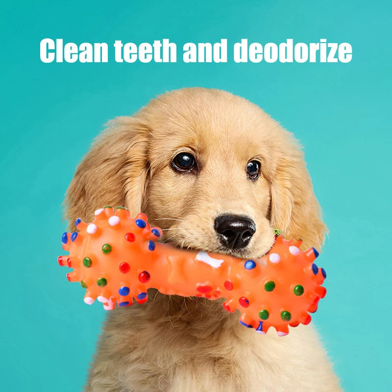 Dog Chew Toy Natural Rubber Safety and Environmental Protection Flexible Bite Resistance Clean Teeth