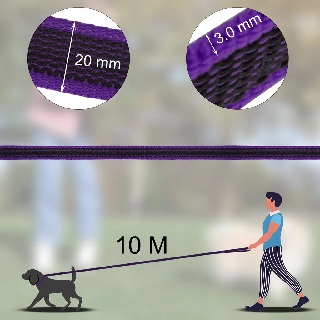 Long Dog Leash – Lightweight Training Lead With Multiple Lengths