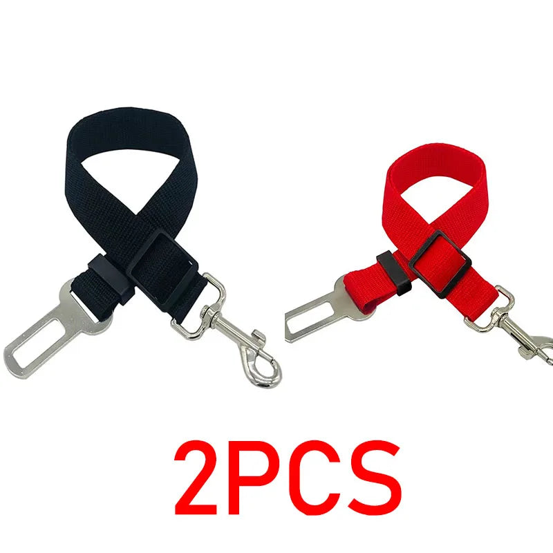 Dog Car Seat Belt – Adjustable Nylon Vehicle Safety Harness