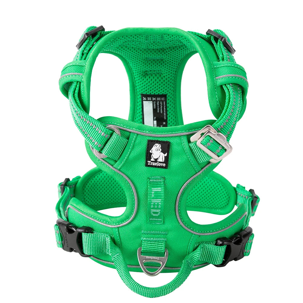 Reflective Dog Harness – Padded Outdoor Vest for All Sizes