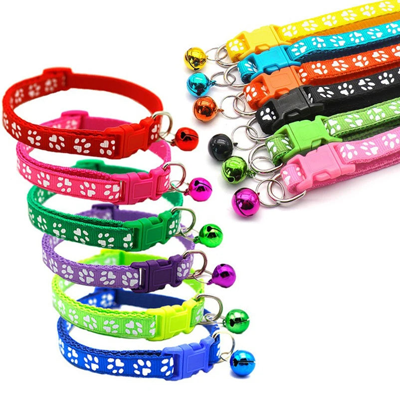 Cat Bell Collar Adjustable Pet Collar with Bell for Everyday Wear