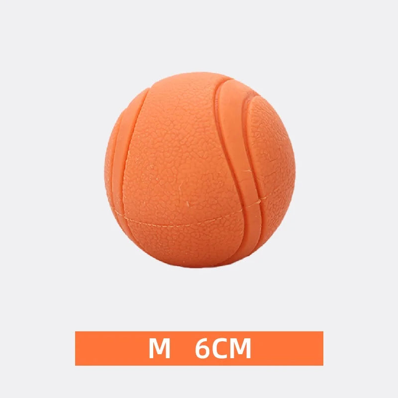 Rubber Dog Ball, Bite-Resistant Chew Toy for Puppies & Dogs