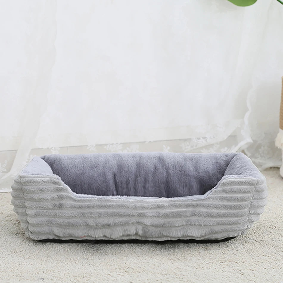 Calming Dog Bed – Plush Waterproof Sofa Bed for Small & Medium Pets