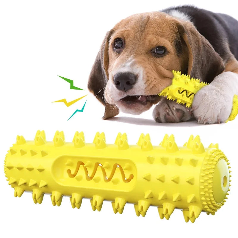 Dog Teething Toy, TPR Chew Stick & Treat Dispensing Toy