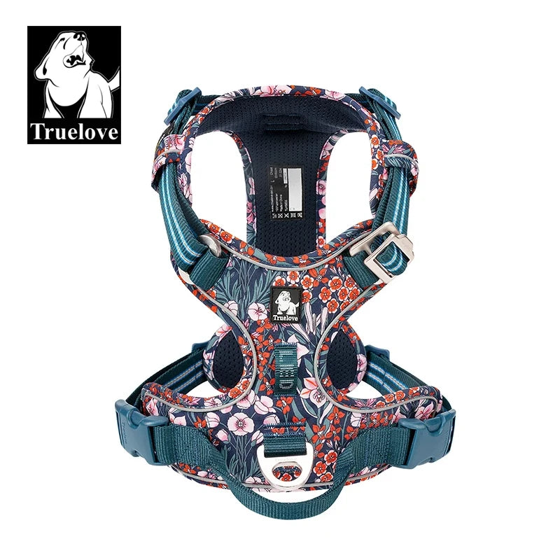 No Pull Dog Harness Adjustable Nylon Reflective Padded