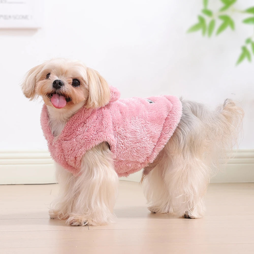 Dog Hoodie – Soft Fleece Coat for Small & Medium Dogs