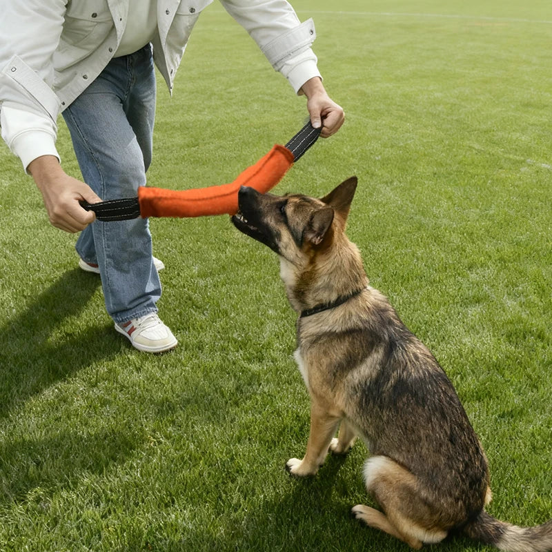 Jute Dog Tug Toy – Interactive Bite & Training Toy